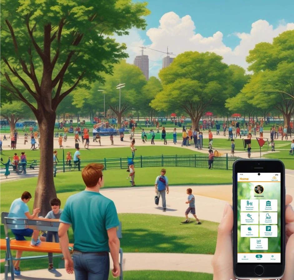 Playground Inspection Software, playground inspection software, Certified playground safety software, Mobile App for Playground Inspection USA, Parks and playground inspection software, Parks and playground inspection software in USA