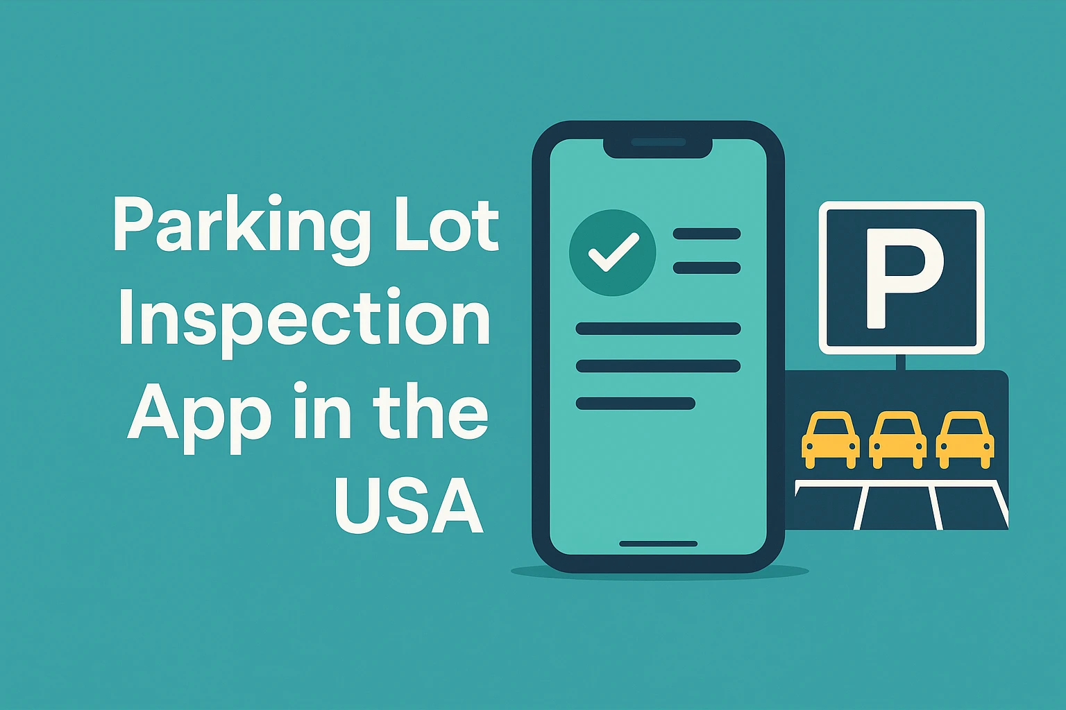 Parking lot inspection app