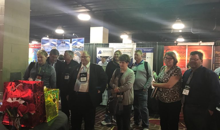 crowd infront of our booth IPRA 2018 (1)